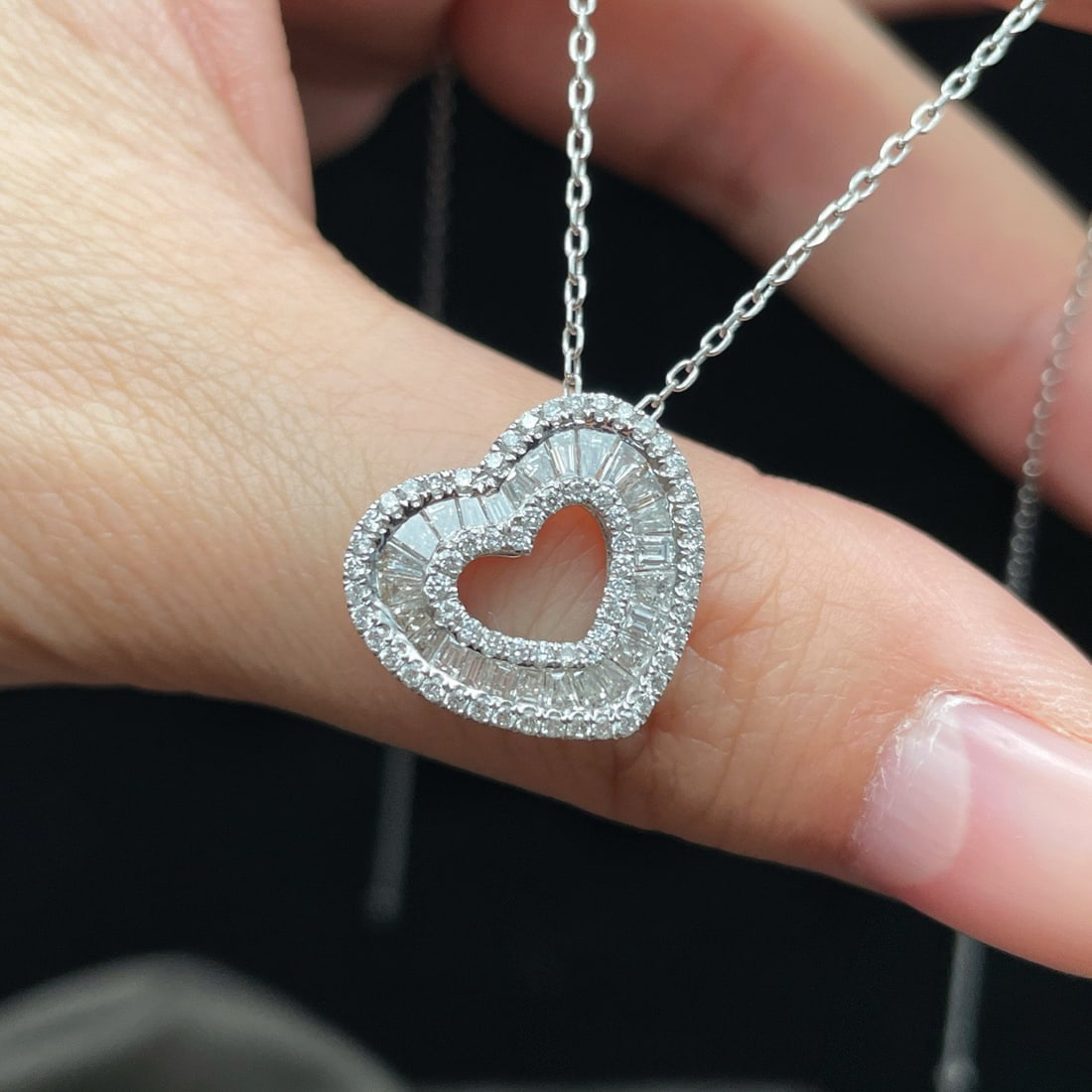 14k Gold 1.0 Ct Natural H Diamond Pendant( Without Chain ) - 3