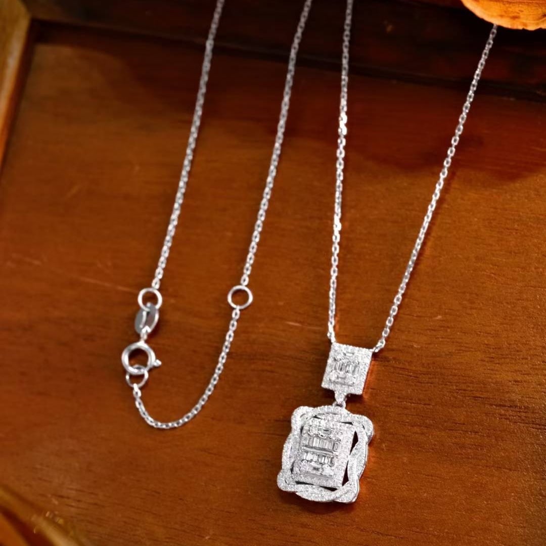 14k Gold 1.95 Ctw Natural H Diamond Jewelry Set - 3