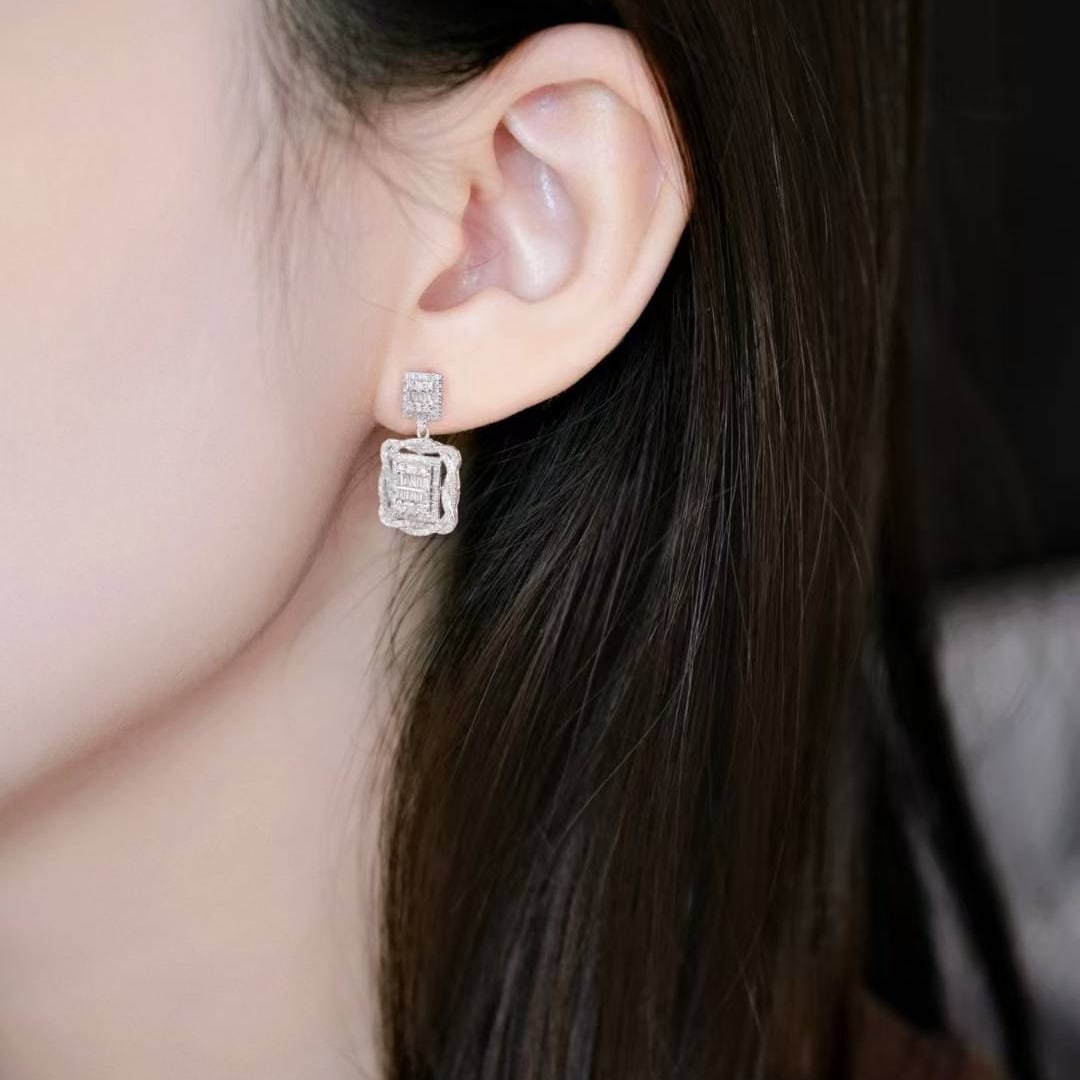 14k Gold 1.95 Ctw Natural H Diamond Jewelry Set - 5