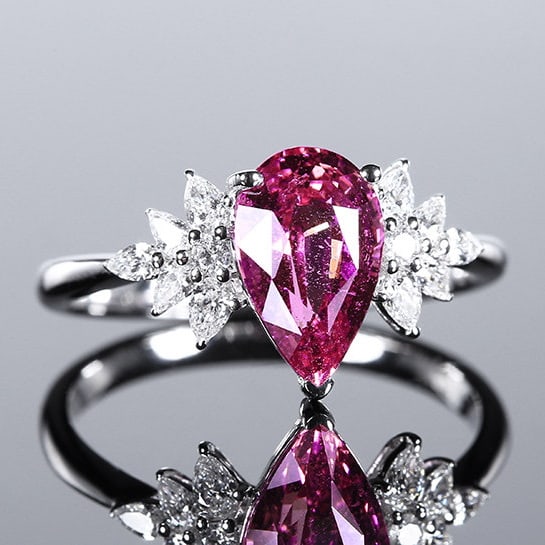 14k Gold 2.37 Ctw Natural Sapphire & Diamond Ring - 3