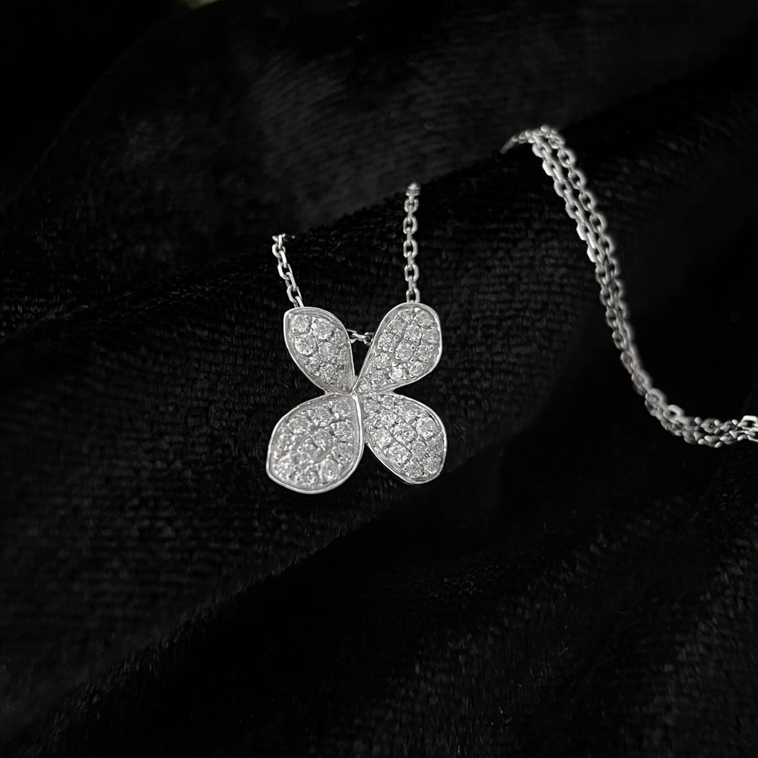 14k Gold 0.52 Ct Natural H Diamond Pendant( Without Chain ) - 2