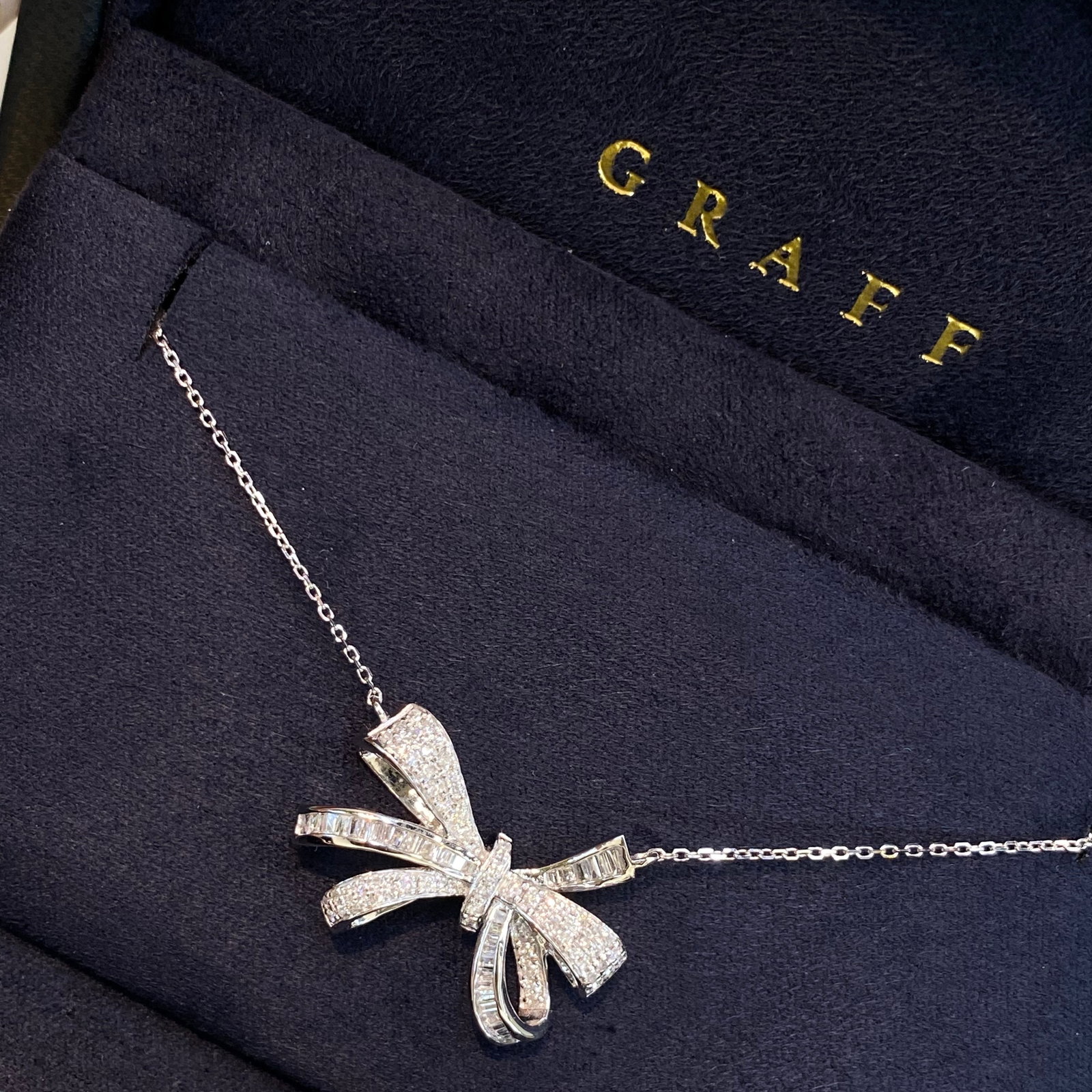 14k Gold 1 Ct Natural H Diamond Necklace - 5
