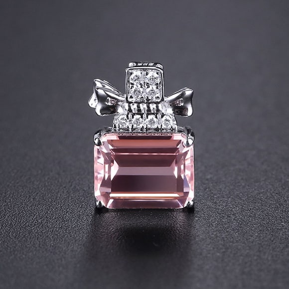 14k Gold 1.67 Ctw Natural Morganite & Diamond Pendant( Without Chain ): Ref:231104237 // gold content:14k gold // main gemstone:morganite // shape:octagonal // carat weight:1. 63ct // color:pink // treatment:natural // // adjacent gemstone 2 : diamond // shape:round //
