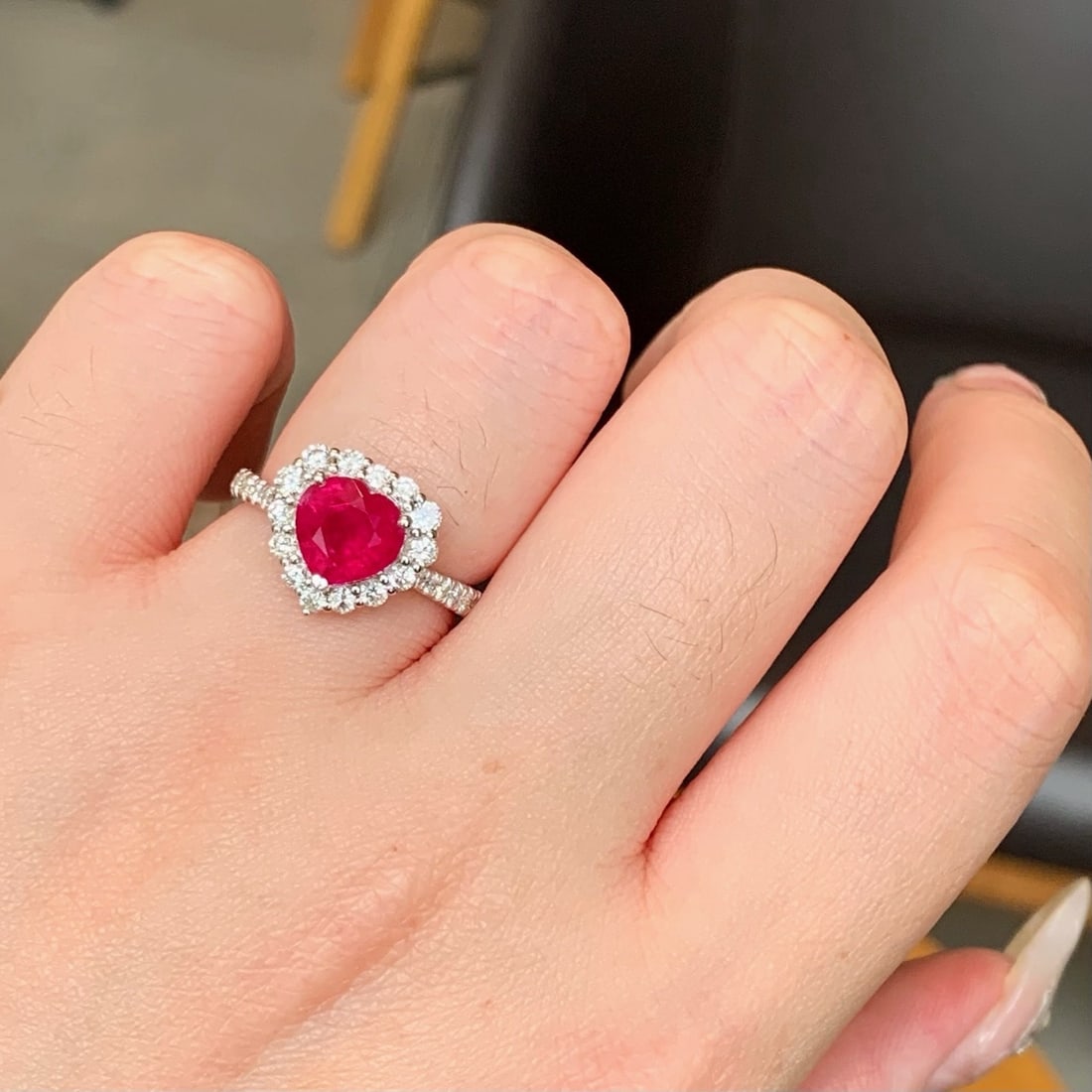 14k Gold 2.92 Ctw Natural Ruby & Diamond Ring - 5