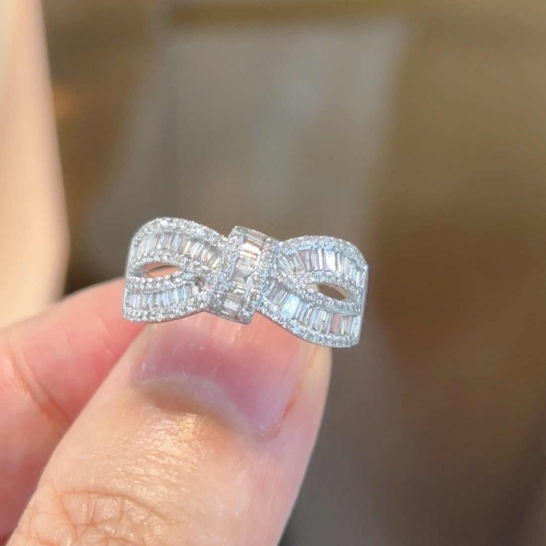 14k Gold 0.75 Ct Natural H Diamond Ring - 2