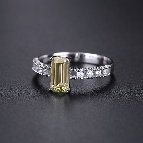 14k Gold 1.22 Ctw Natural Chrysoberyl & Diamond Ring - 3