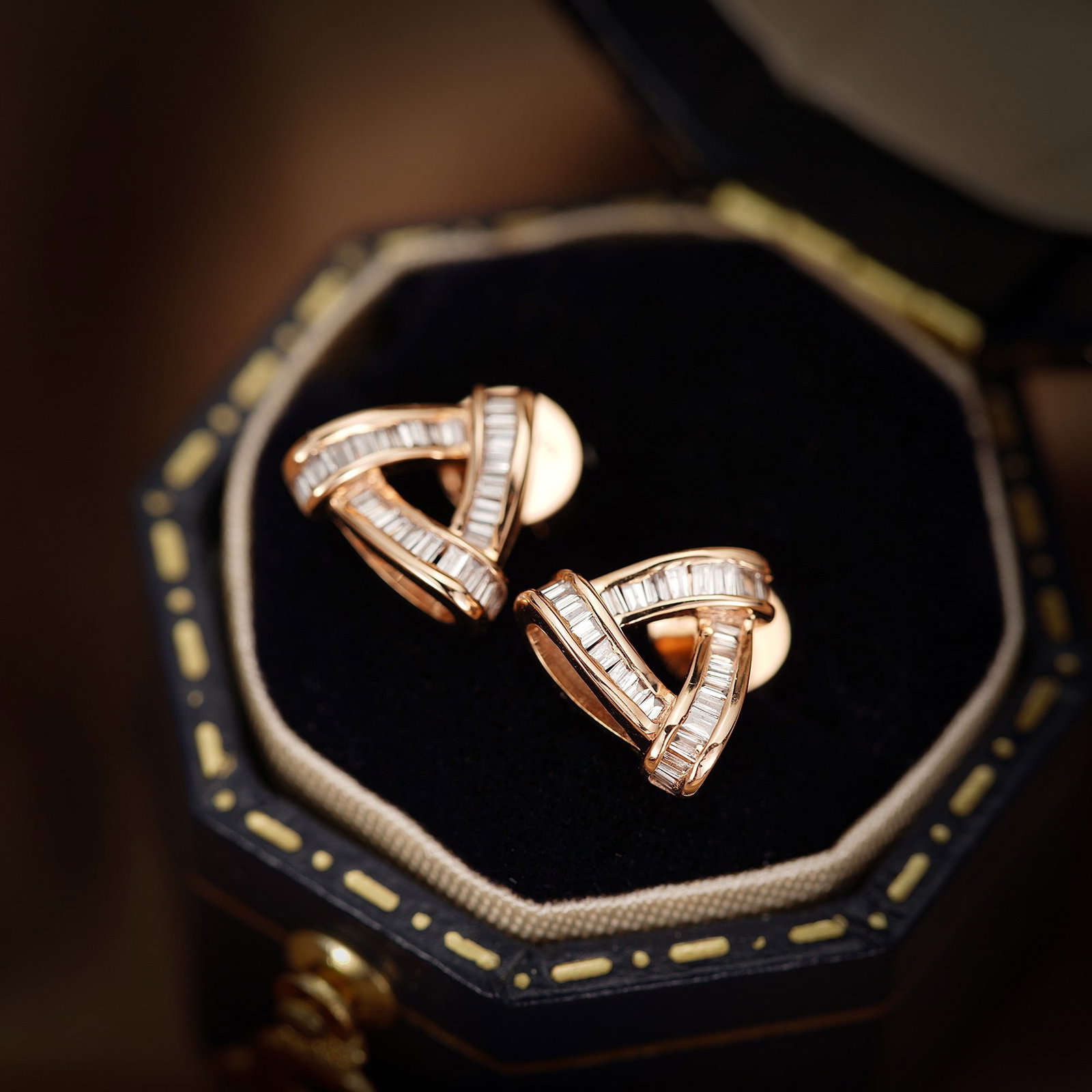 14k Gold 0.20 Ct Natural H Diamond Earrings - 2