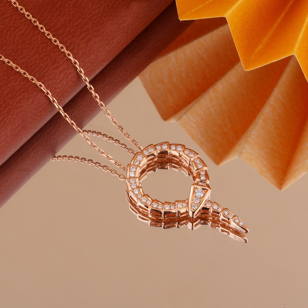 14k Gold 0.23 Ct Natural H Diamond Necklace - 2