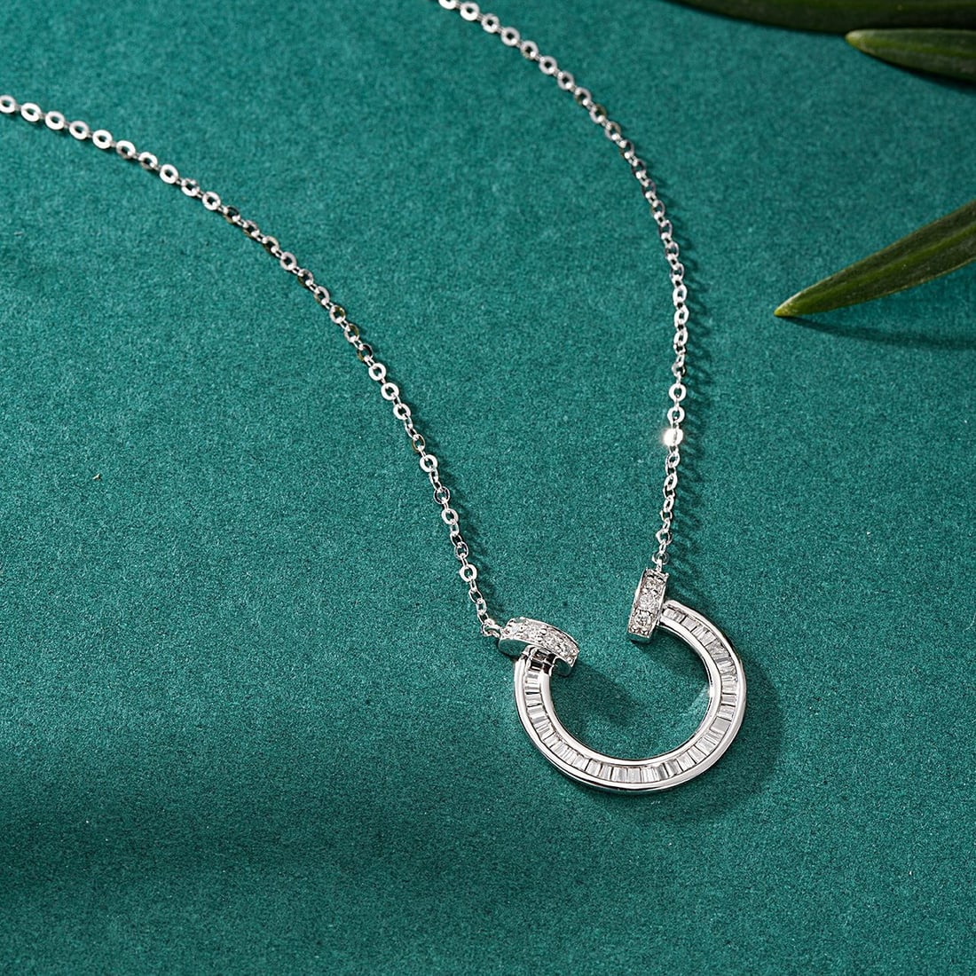 14k Gold 0.27 Ctw Natural H Diamond Necklace - 2