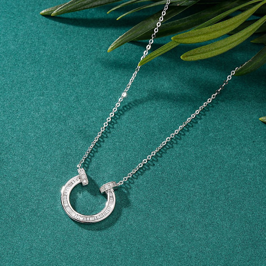 14k Gold 0.27 Ctw Natural H Diamond Necklace - 3