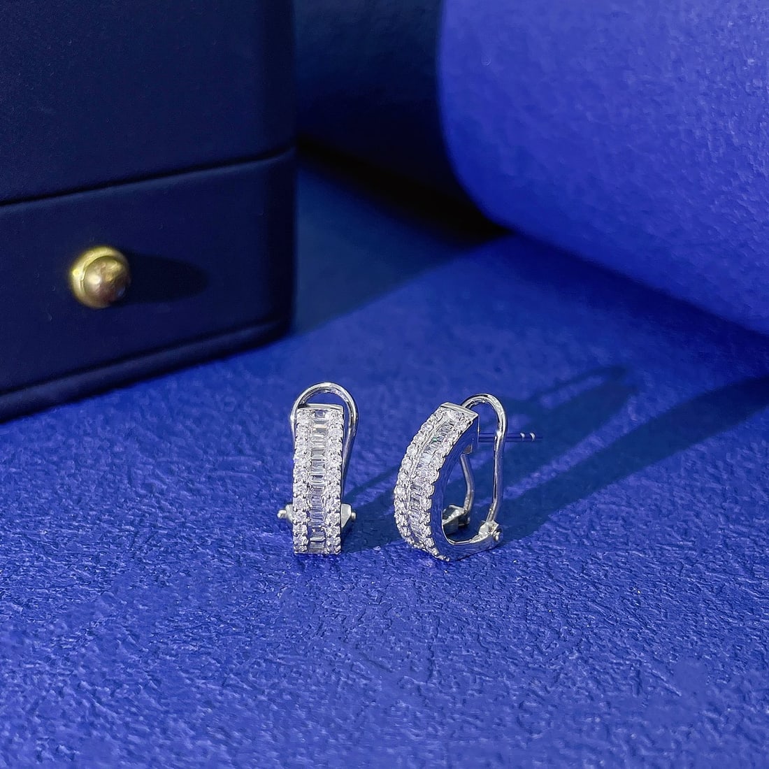 14k Gold 0.38 Ctw Natural H Diamond Earrings - 2