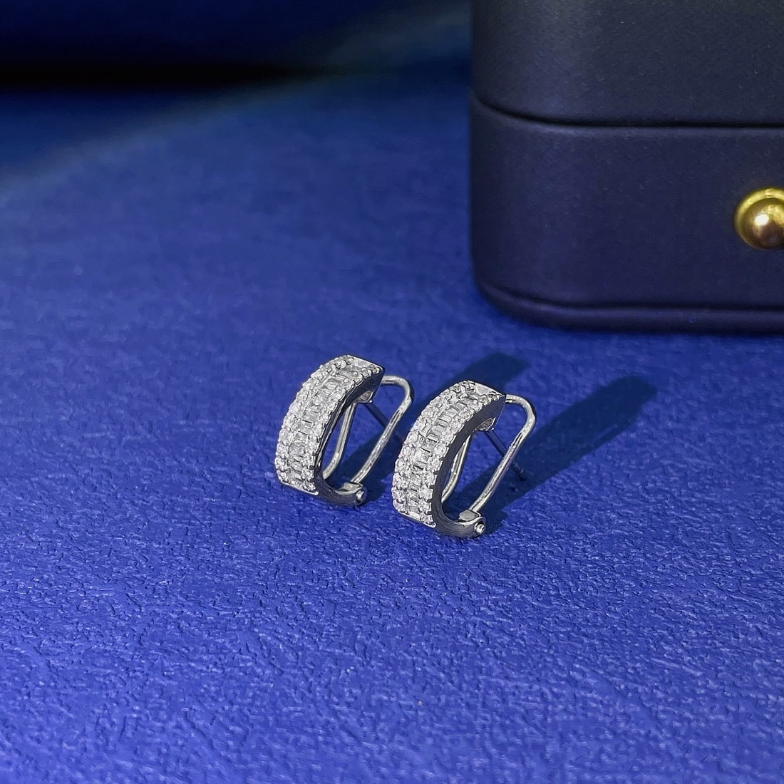 14k Gold 0.38 Ctw Natural H Diamond Earrings - 3