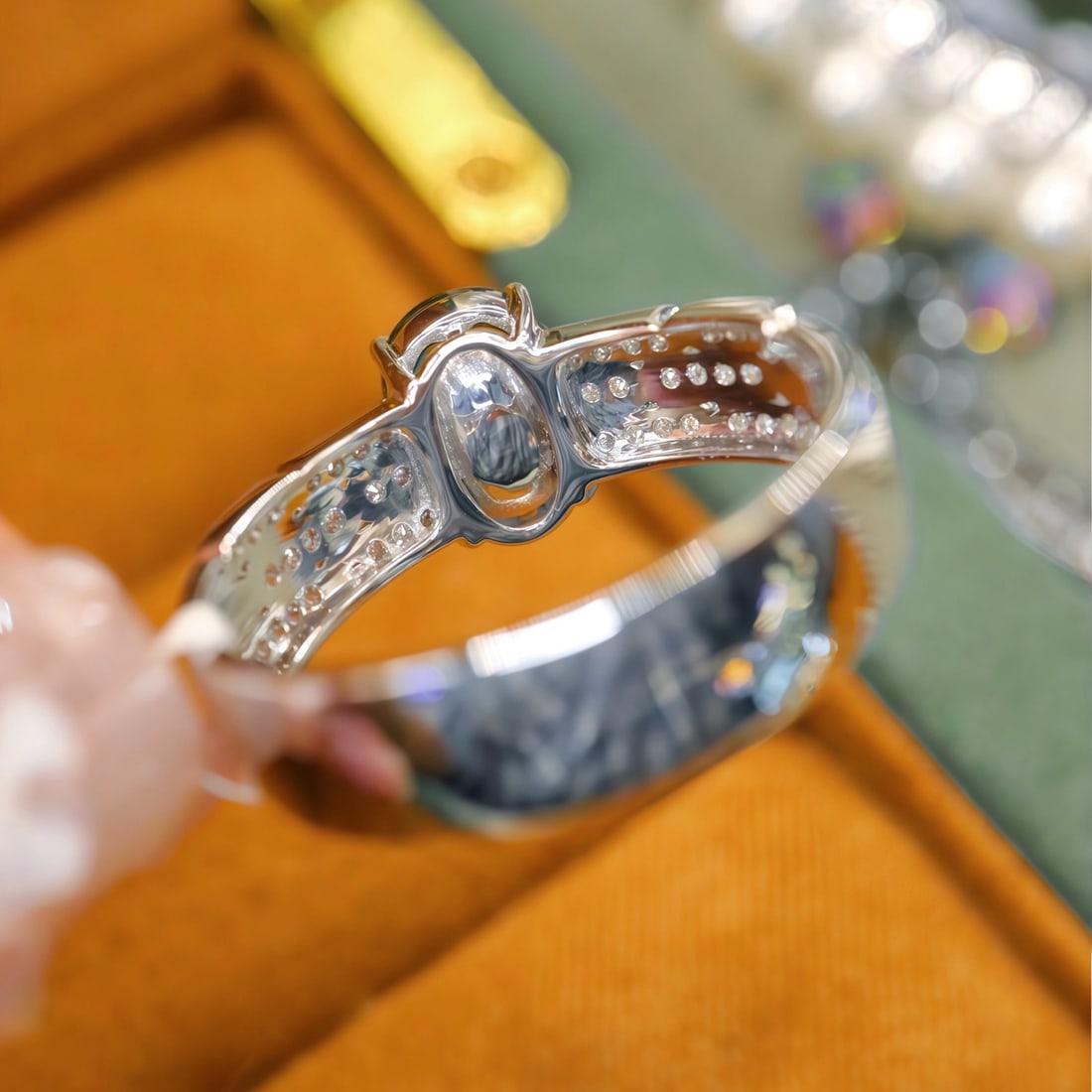 14k Gold 1.59 Ctw Natural Sapphire & Diamond Ring - 4