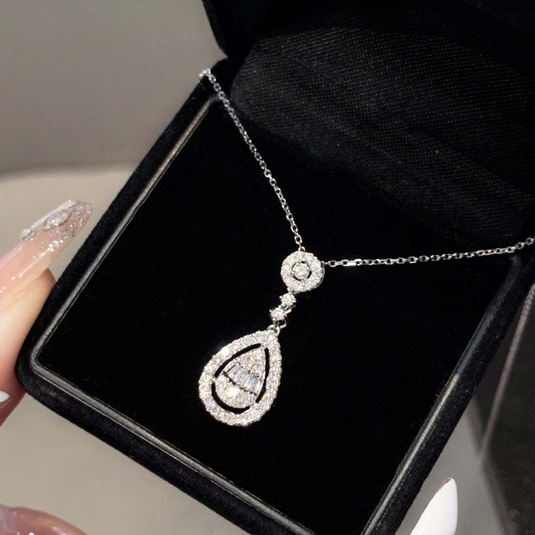 14k Gold 0.5 Ct Natural H Diamond Pendant( Without Chain ) - 3
