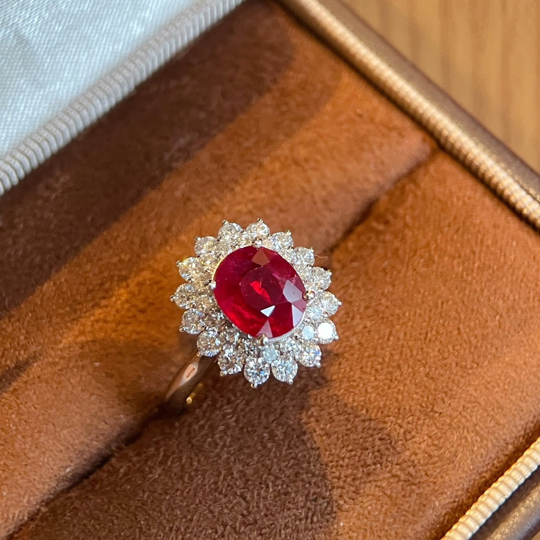 14k Gold 2.65 Ctw Natural Ruby & Diamond Ring - 4