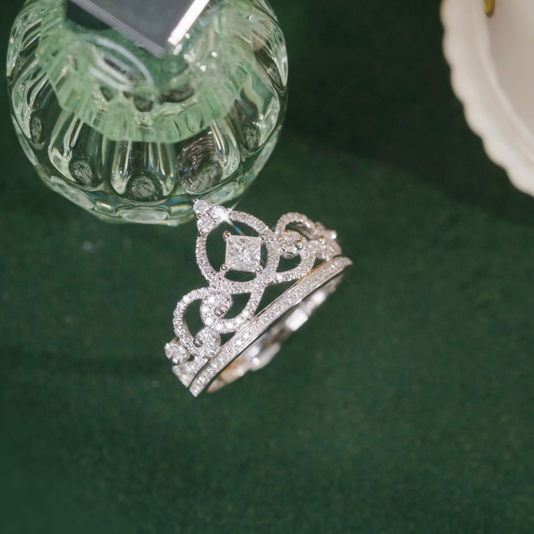 14k Gold 0.55 Ct Natural H Diamond Ring: Ref:231108362 // gold content:14k gold // ring size:7. 25us // // main gemstone:diamond // shape:multiple // carat weight:0. 55ct // clarity grade:vs-si // color:h // treatment:natural // Condition: