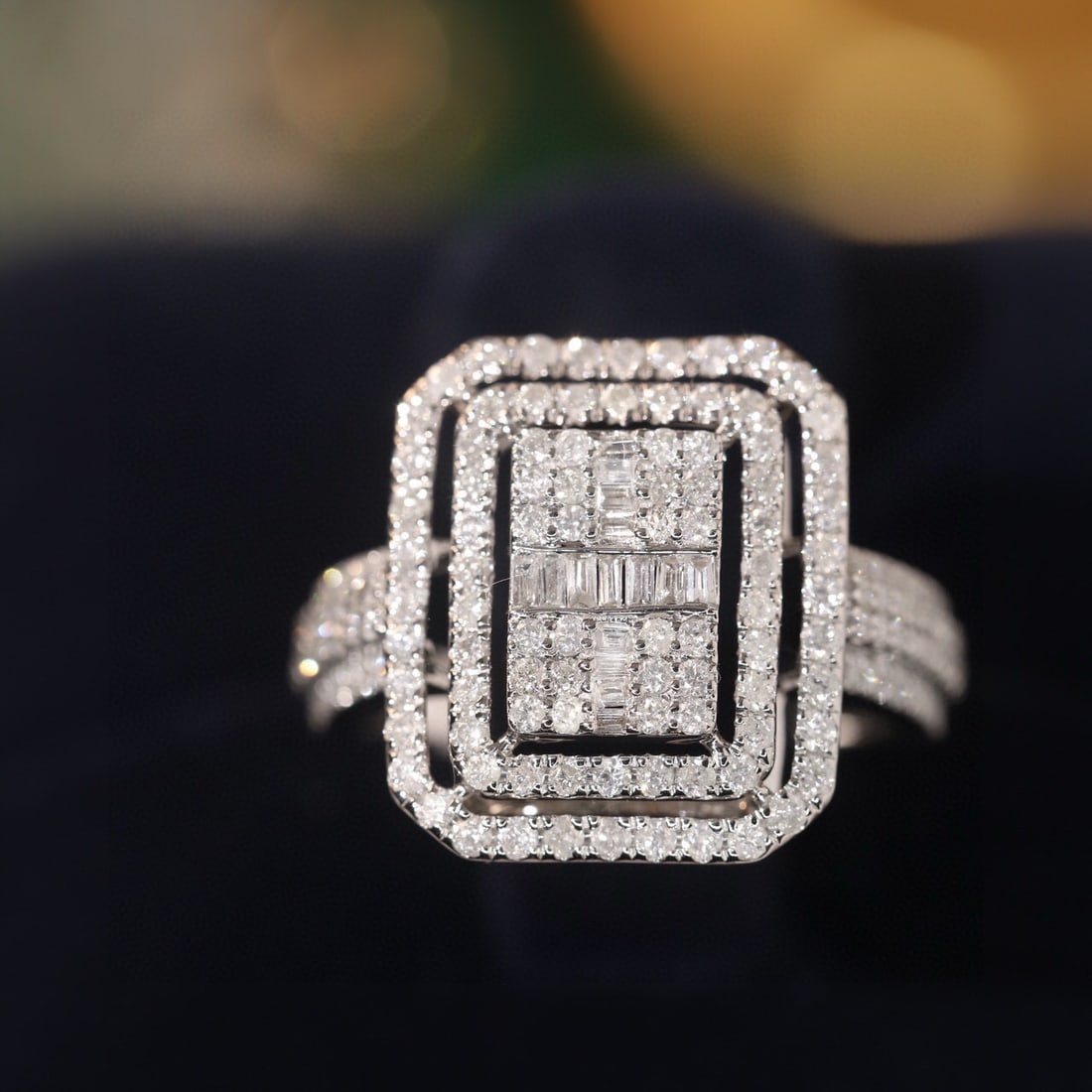 14k Gold 1.2 Ct Natural H Diamond Ring: Ref:231111010 // gold content:14k gold // ring size:7. 25us // // main gemstone:diamond // shape:multiple // carat weight:1. 2ct // clarity grade:vs-si // color:h // treatment:natural // High