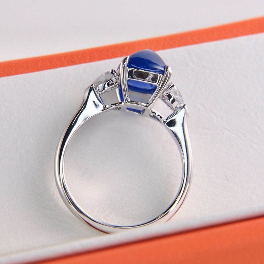 14k Gold 4.48 Ctw Natural Sapphire & Sapphire Ring - 5