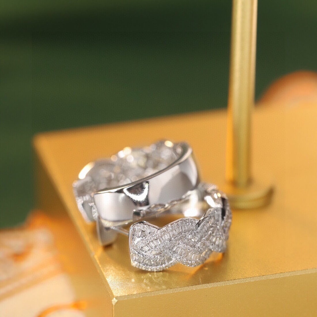 14k Gold 0.56 Ct Natural H Diamond Earrings - 6