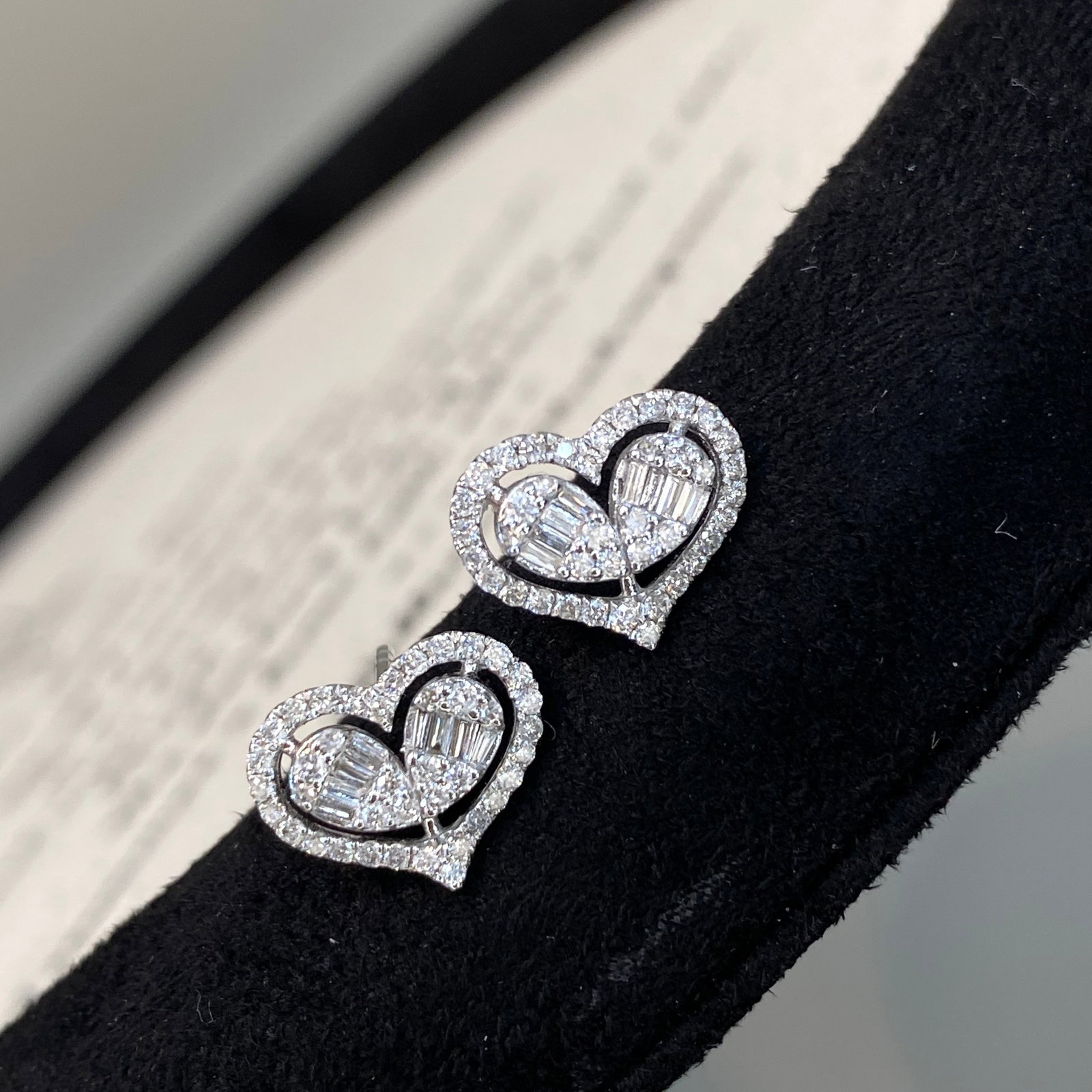 14k Gold 0.5 Ct Natural H Diamond Earrings - 8