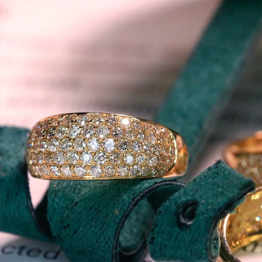 14k Gold 1.3 Ct Natural H Diamond Ring: Ref:231112327 // gold content:14k gold // ring size:7. 25us // // main gemstone:diamond // shape:round // carat weight:1. 3ct // clarity grade:vs-si // color:h // treatment:natural // cut grade:g //