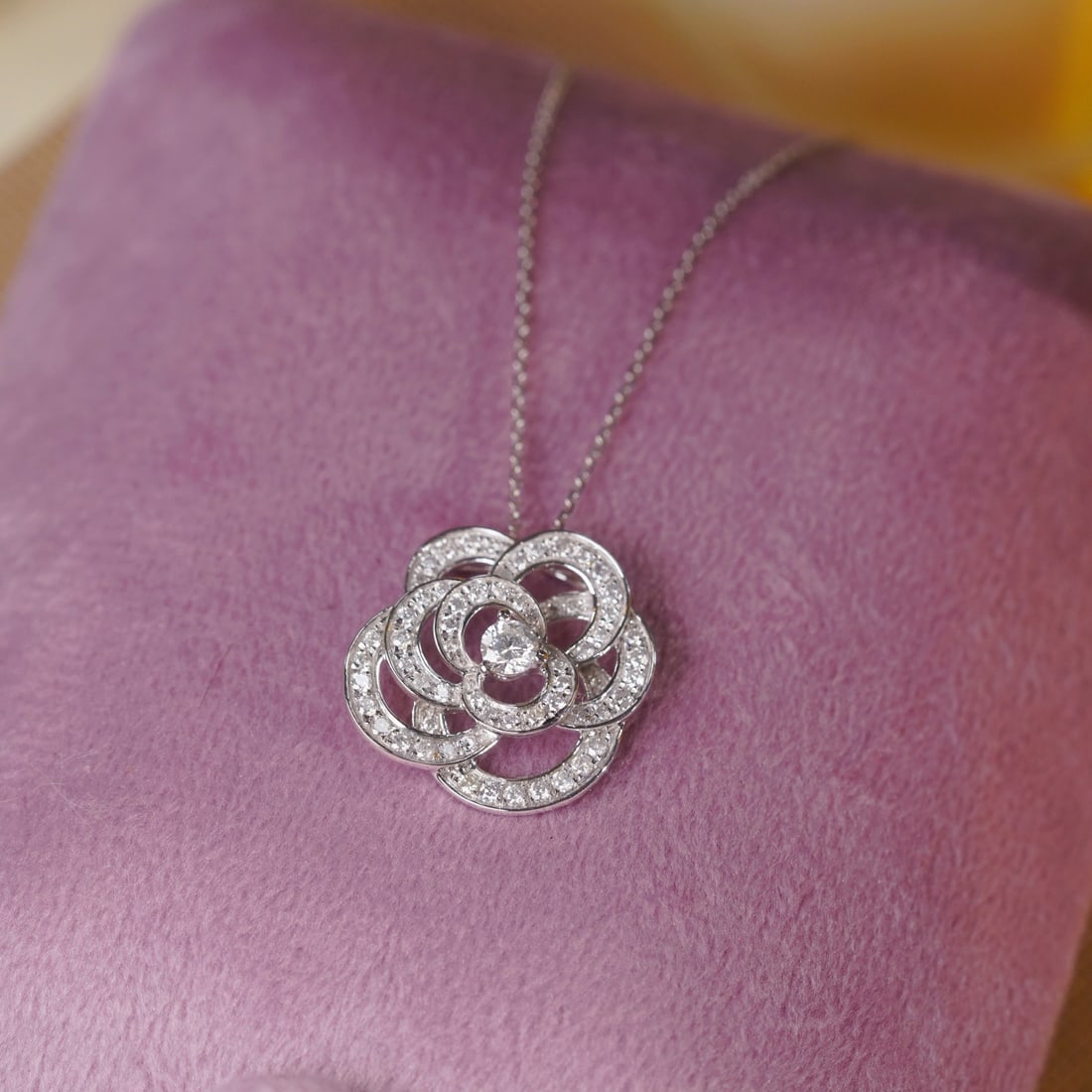 14k Gold 0.65 Ctw Natural H Diamond Necklace - 2