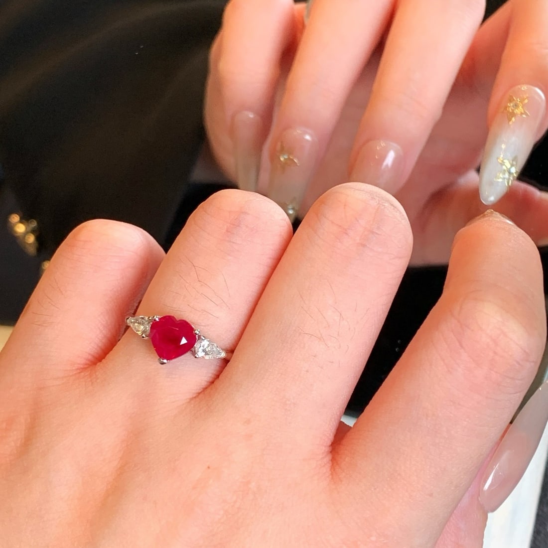 14k Gold 2.38 Ctw Natural Ruby & Diamond Ring - 5