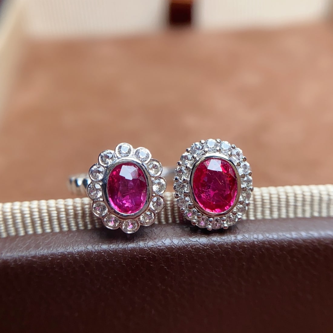 14k Gold 1.10 Ct Natural Ruby & Sapphire Ring - 2
