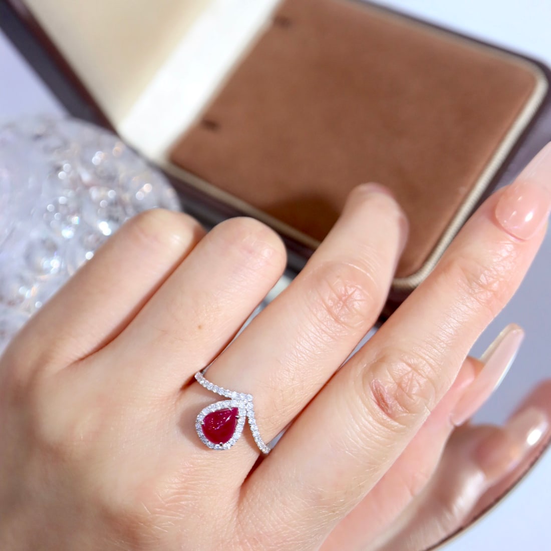 14k Gold 1.52 Ctw Natural Ruby & Diamond Ring - 5