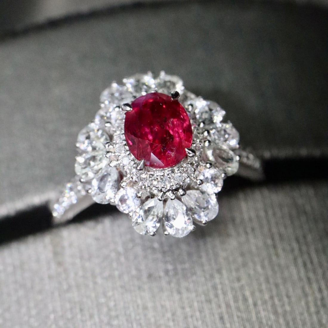 14k Gold 1.92 Ctw Natural Ruby & Sapphire Ring - 2