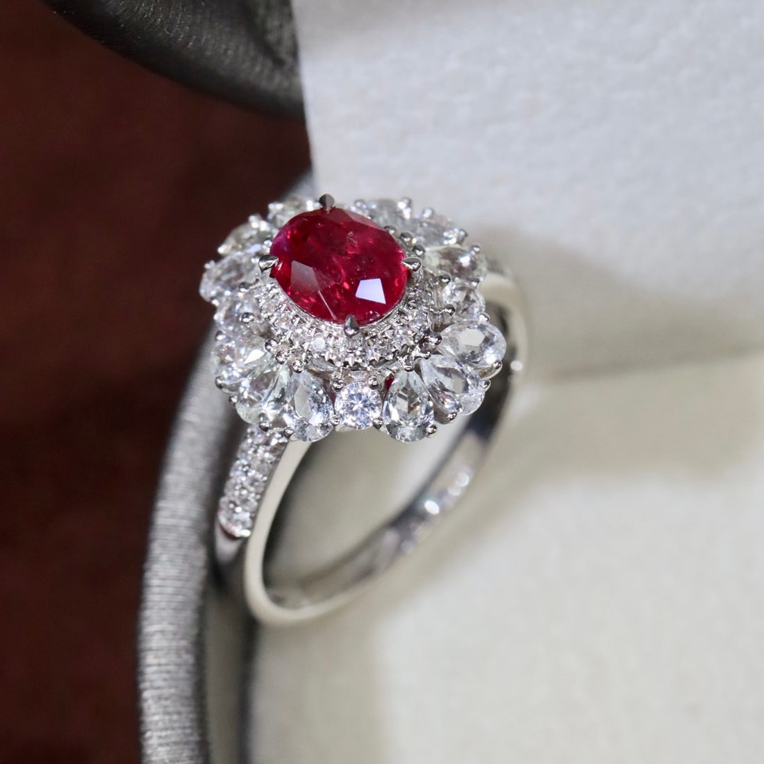 14k Gold 1.92 Ctw Natural Ruby & Sapphire Ring - 3