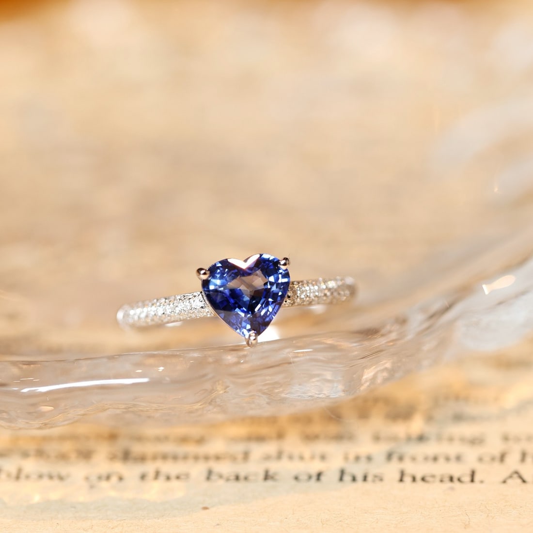 14k Gold 1.43 Ctw Natural Sapphire & Diamond Ring - 2