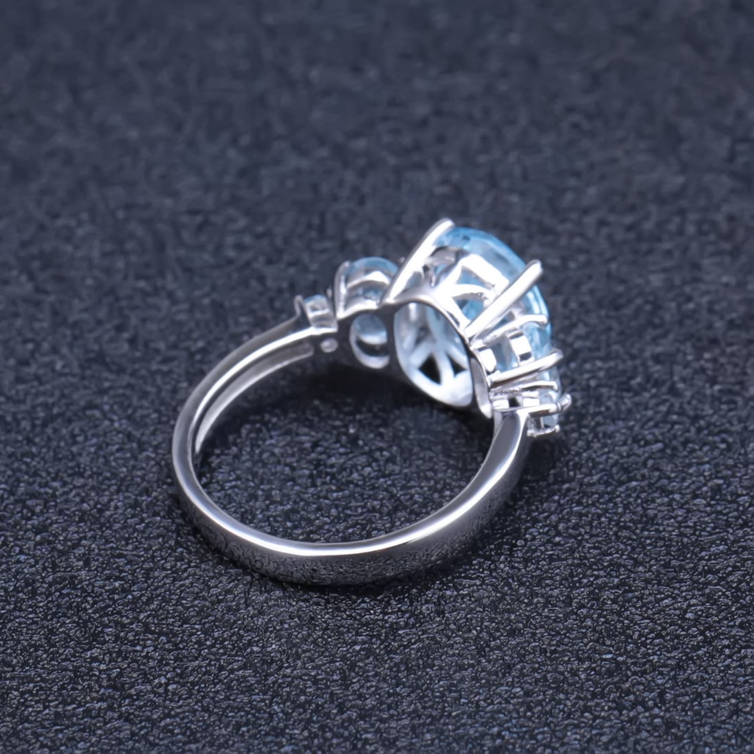 925 Sterling Silver 4.67 Ctw Natural Topaz & Topaz Ring - 2