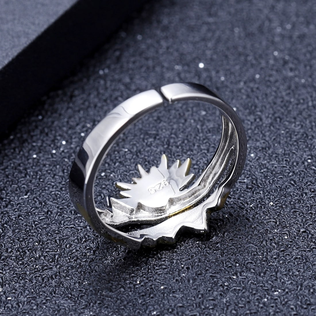 925 Sterling Silver 0 Ct Ring - 3