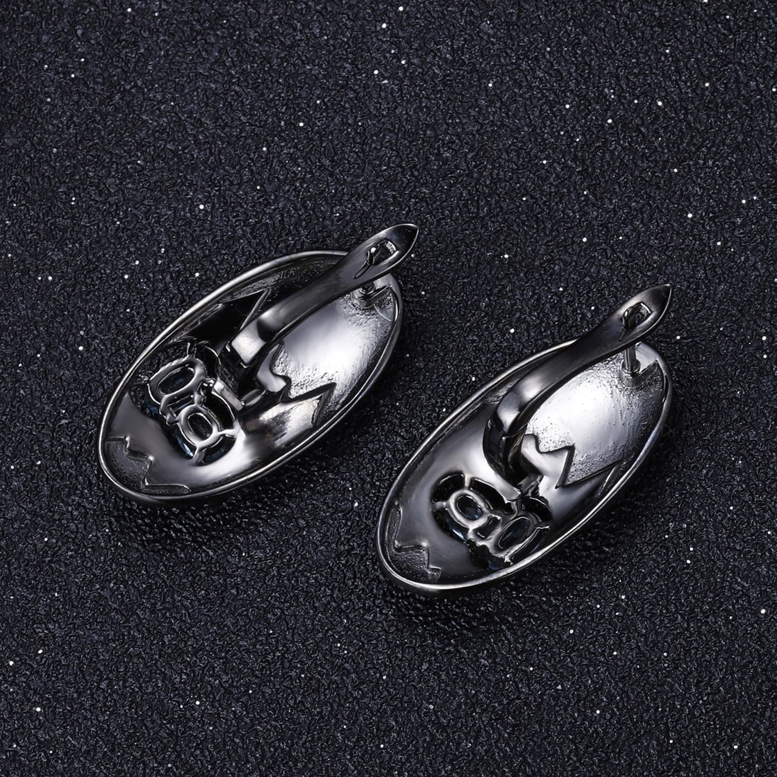 925 Sterling Silver Natural Topaz Earrings - 4