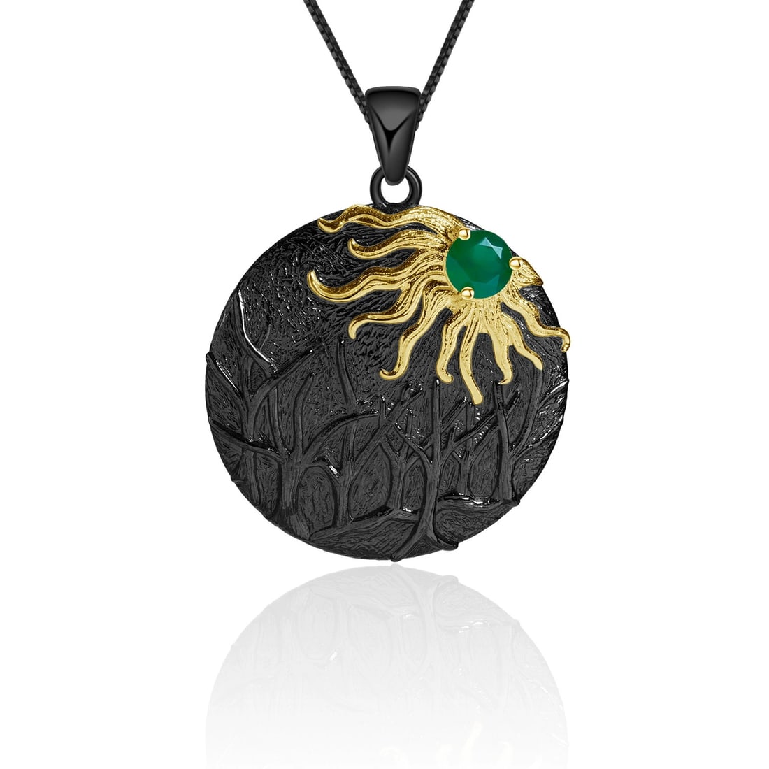 925 Sterling Silver Natural Agate Necklace: Ref:260821161 // gold content:925 sterling silver // main gemstone:agate // shape:round // carat weight: // color:green // treatment:natural // cut grade:g // Condition: New Low Estimate: 460.00 High