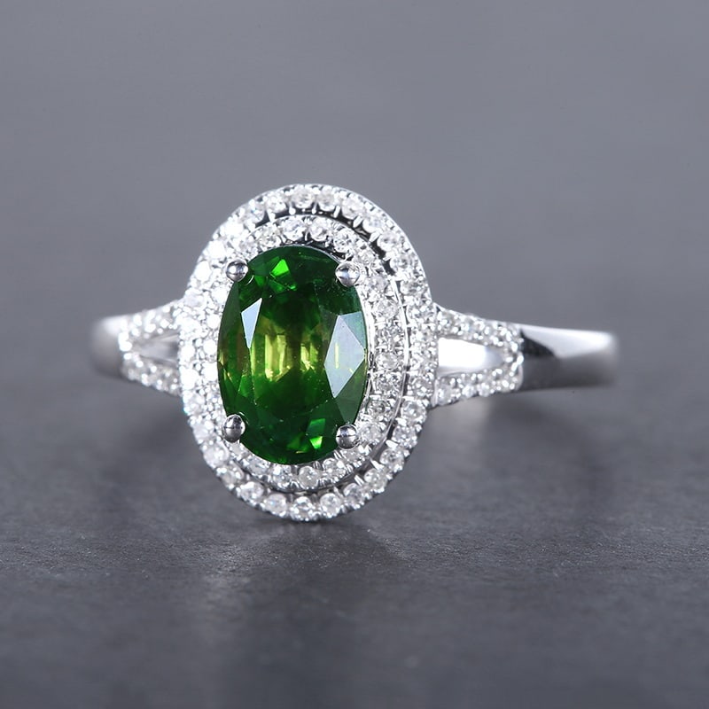 14k Gold 1.88 Ctw Natural Sapphire & Diamond Ring - 6