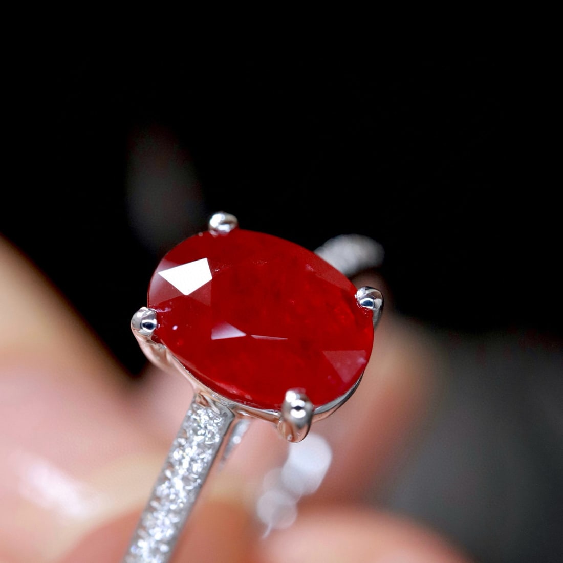 14k Gold 1.22 Ctw Natural Ruby & Diamond Ring - 2