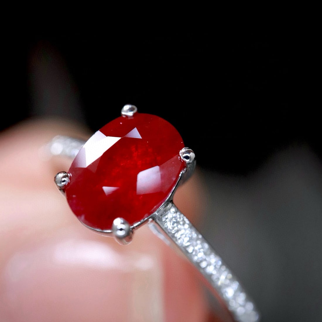 14k Gold 1.22 Ctw Natural Ruby & Diamond Ring - 3