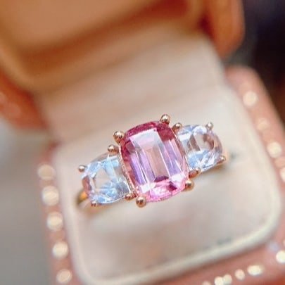 14k Gold 2.45 Ct Natural Tourmaline Ring - 3