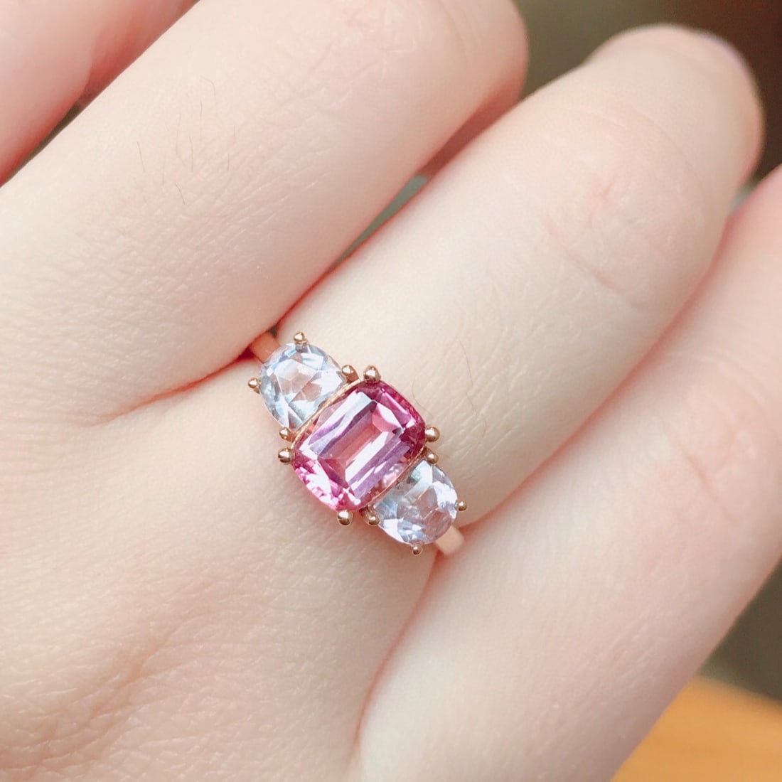 14k Gold 2.45 Ct Natural Tourmaline Ring - 4