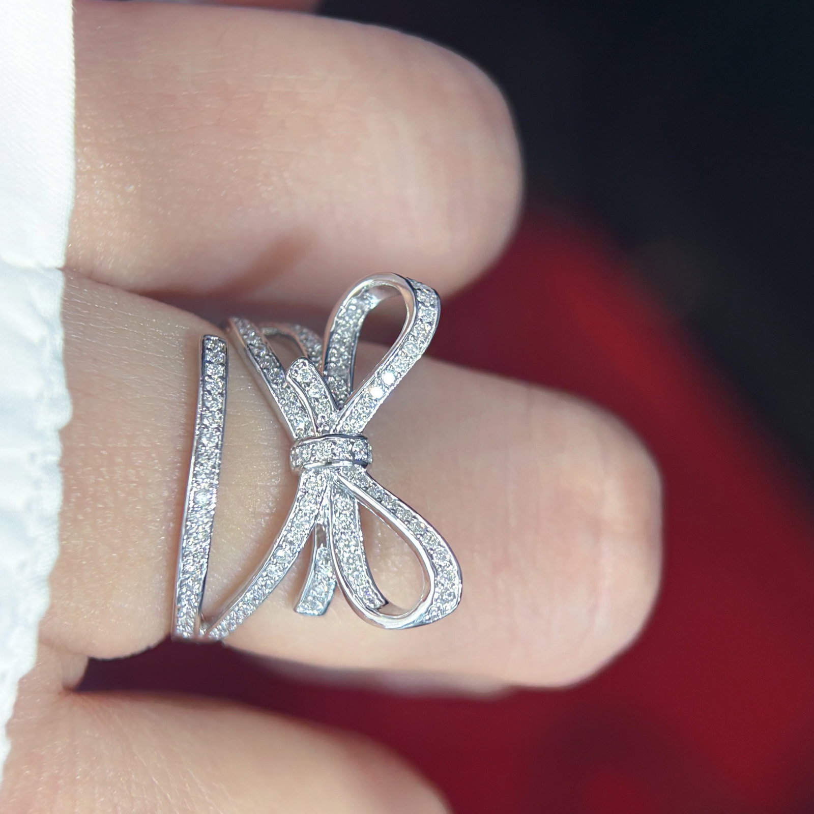 14k Gold 0.5 Ct Natural H Diamond Ring - 4
