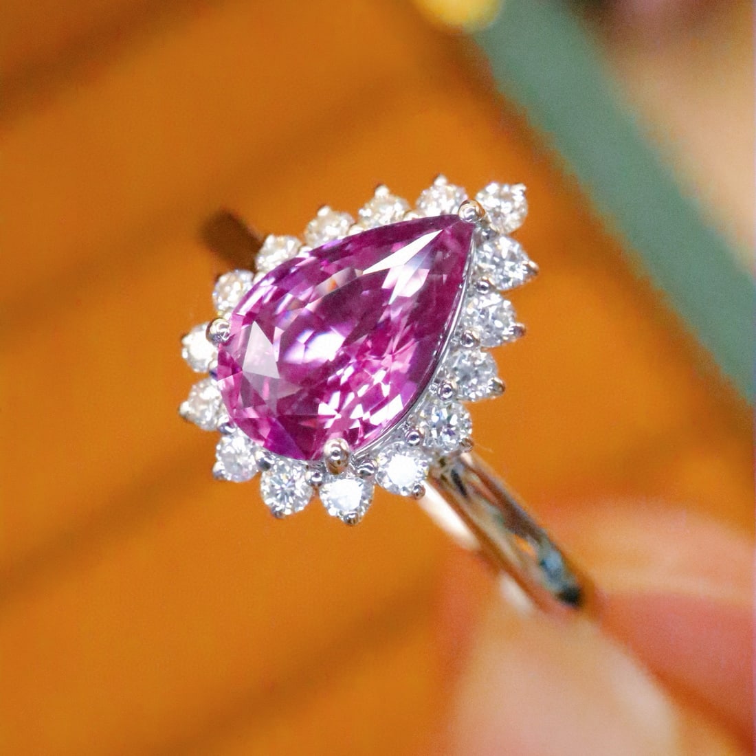 14k Gold 1.44 Ctw Natural Sapphire & Diamond Ring - 2