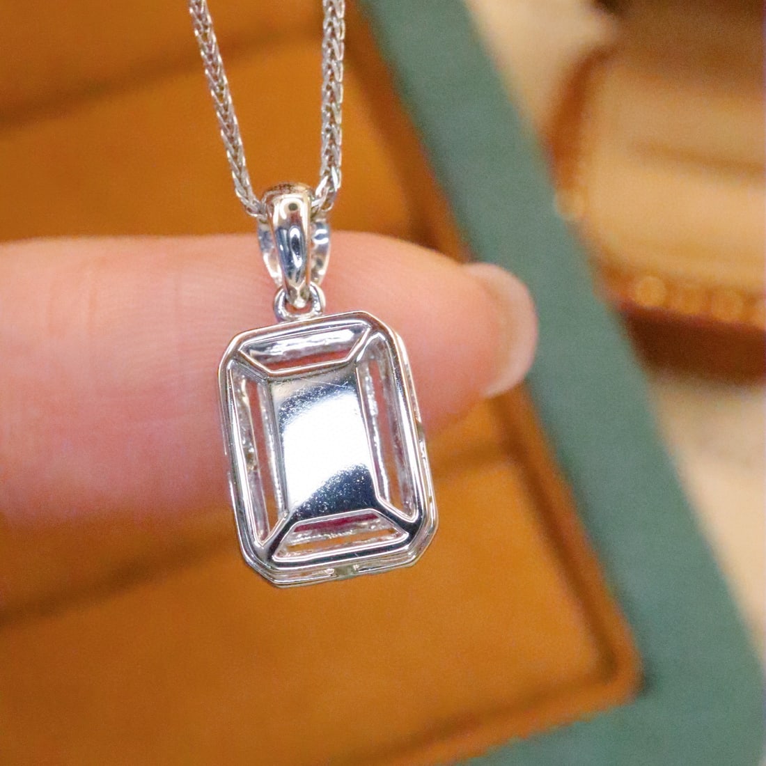 14k Gold 1.43 Ctw Natural Ruby & Diamond Pendant( Without Chain ) - 4
