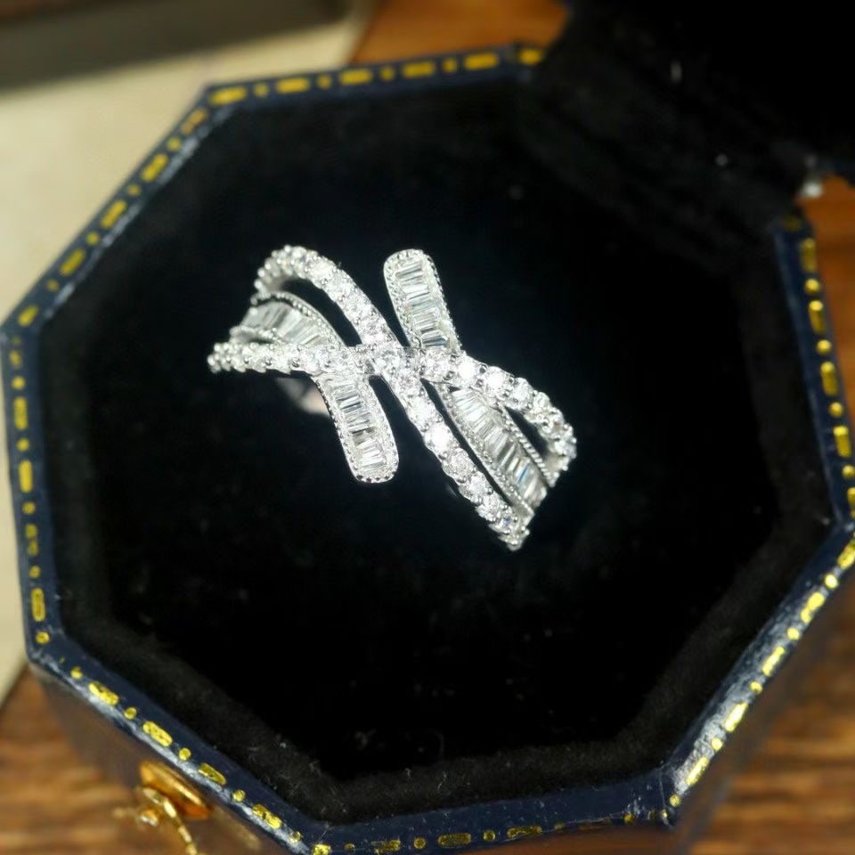 14k Gold 0.70 Ct Natural H Diamond Ring - 3
