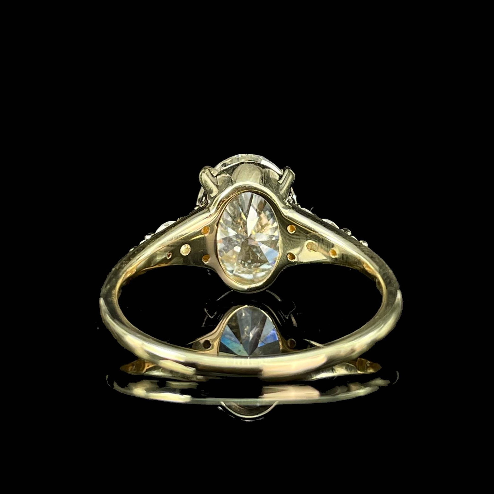14k Gold 2 Ct Natural N Diamond Ring - 4