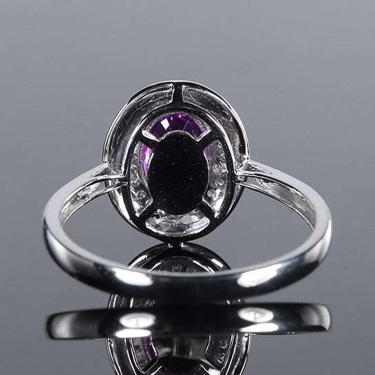 14k Gold 1.06 Ctw Natural Sapphire & Diamond Ring - 3