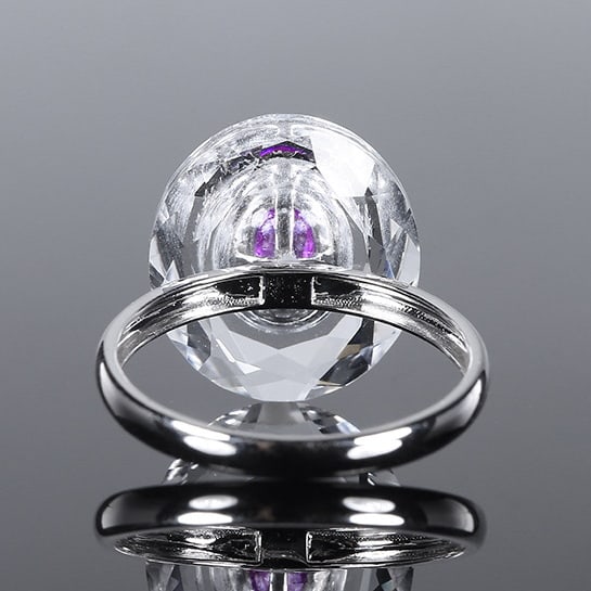 14k Gold 0.94 Ctw Natural Sapphire & Diamond Ring - 4