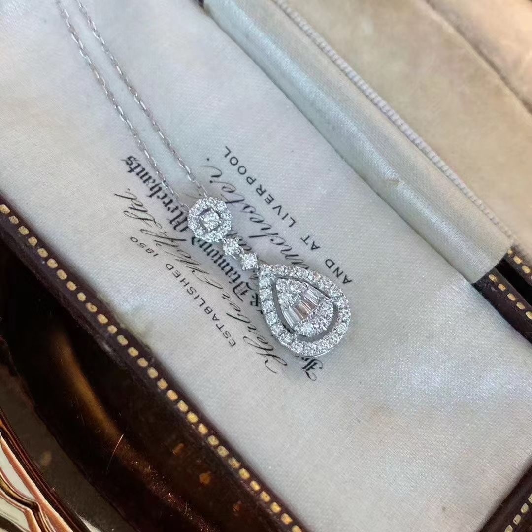 14k Gold 0.50 Ct Natural H Diamond Pendant( Without Chain ) - 3