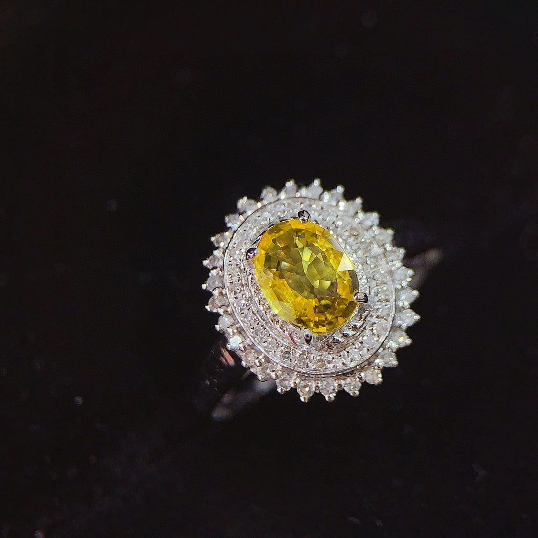 14k Gold 1.74 Ctw Natural Sapphire & Diamond Ring - 6